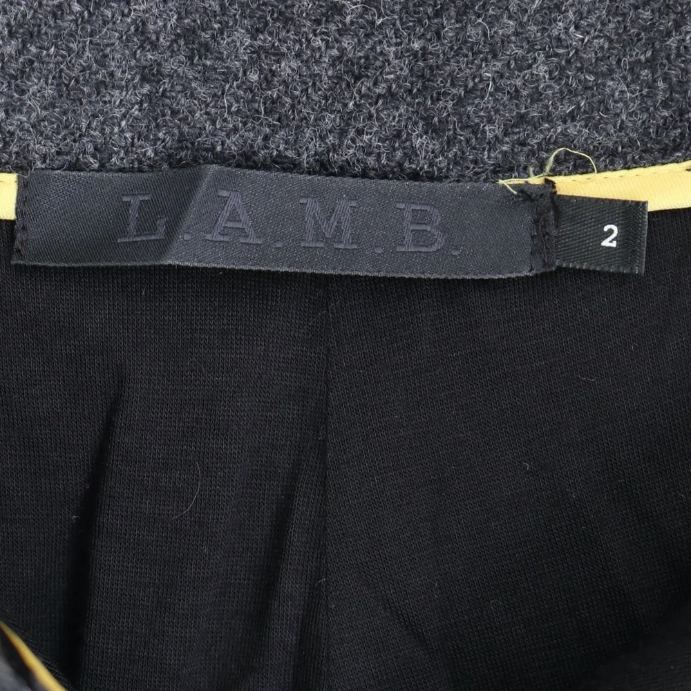 Mid-rise wool slacks (lined) w/tapered cuffed legs - Picture 7 of 10